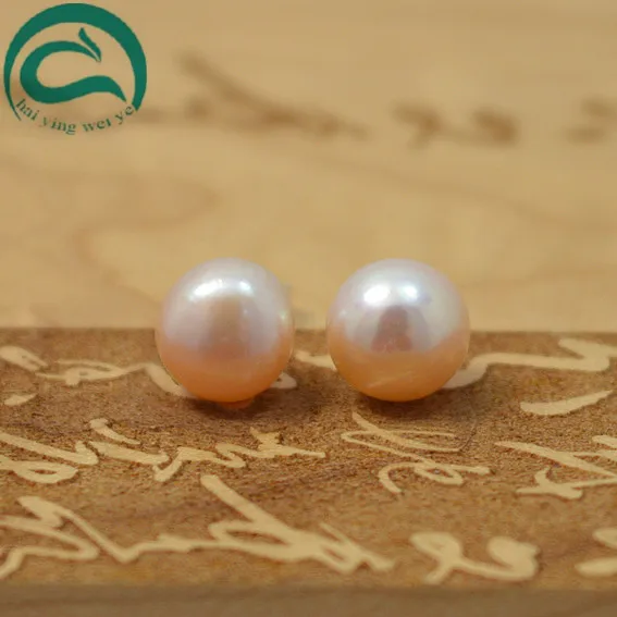 

Perfect Wedding Birthday Women's Pearl Earrings White Color Genuine Freshwater Pearl Earring S925 Sterling Silvers Women Jewelry