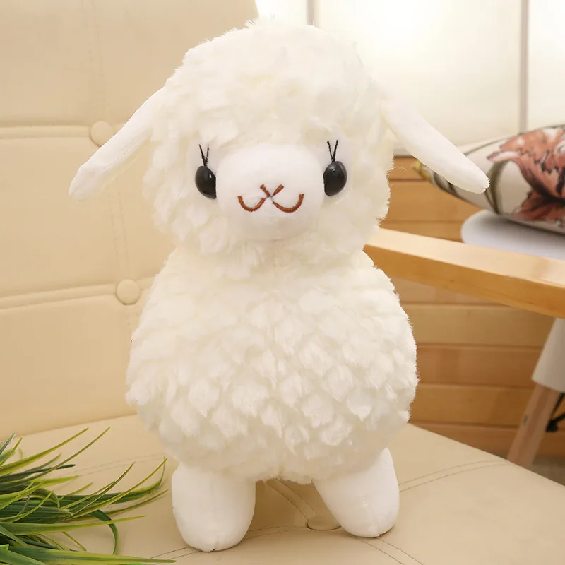 

New Style Lamb Dolls Alpaca Plush Pillow Children Birthday Gifts Claw Machine Simulation Stuffed Animals Toy Kawaii Nano Peluche