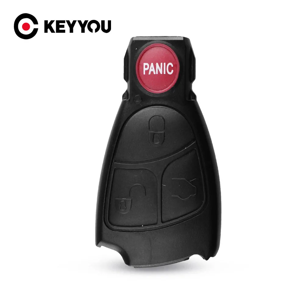 Новинка чехол KEYYOU для автомобильного ключа с 4 кнопками 10 шт. 3 + 1 пульт