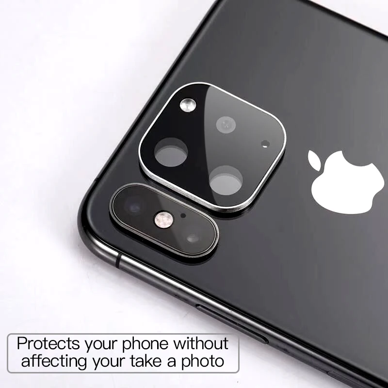 ! ACCEZZ камера металлический объектив протектор для iPhone X XR XS Max задняя пленка