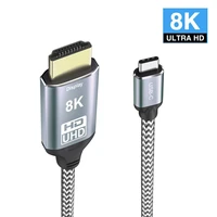 chenyang 1 8m 6ft usb4 usb c type c source to hdtv 2 0 display 8k uhd 4k dp to hdtv male monitor cable