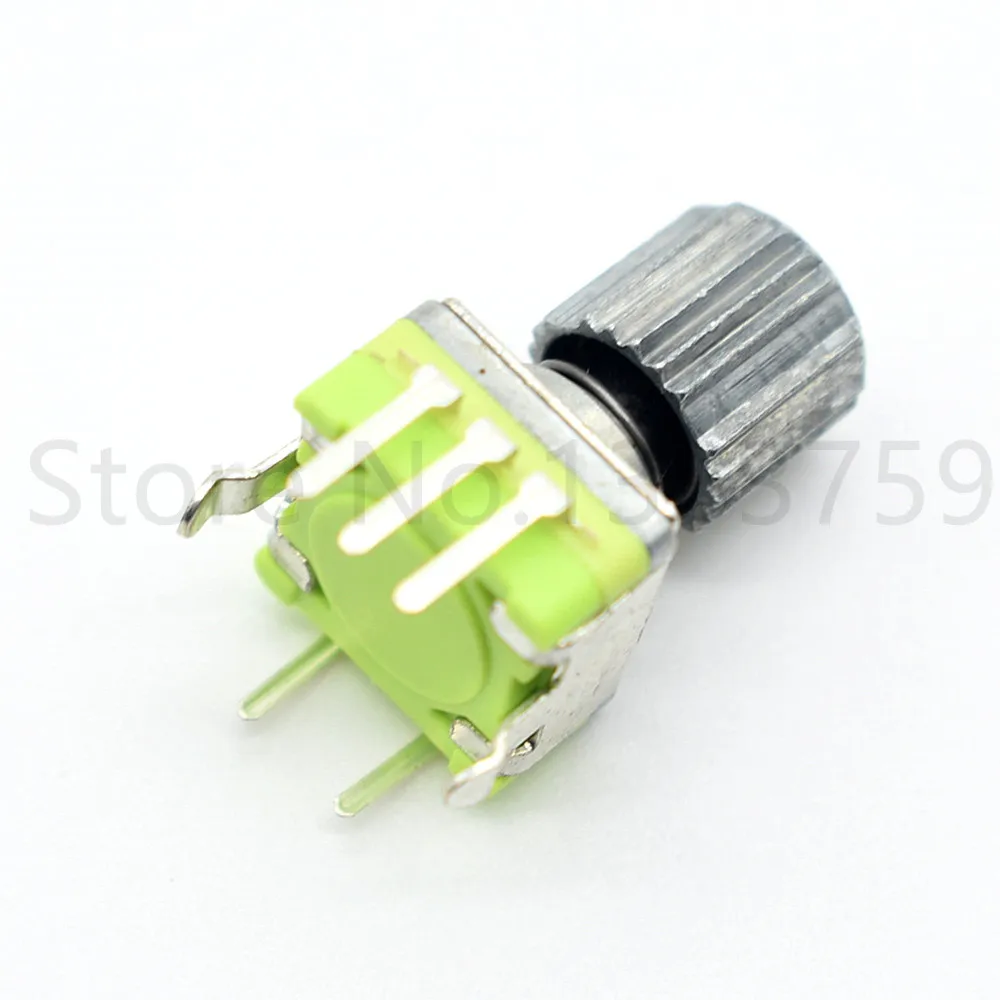 EC11 30 бит 15 импульсов с пружинным поворотным кодировщиком самоблокирующимся