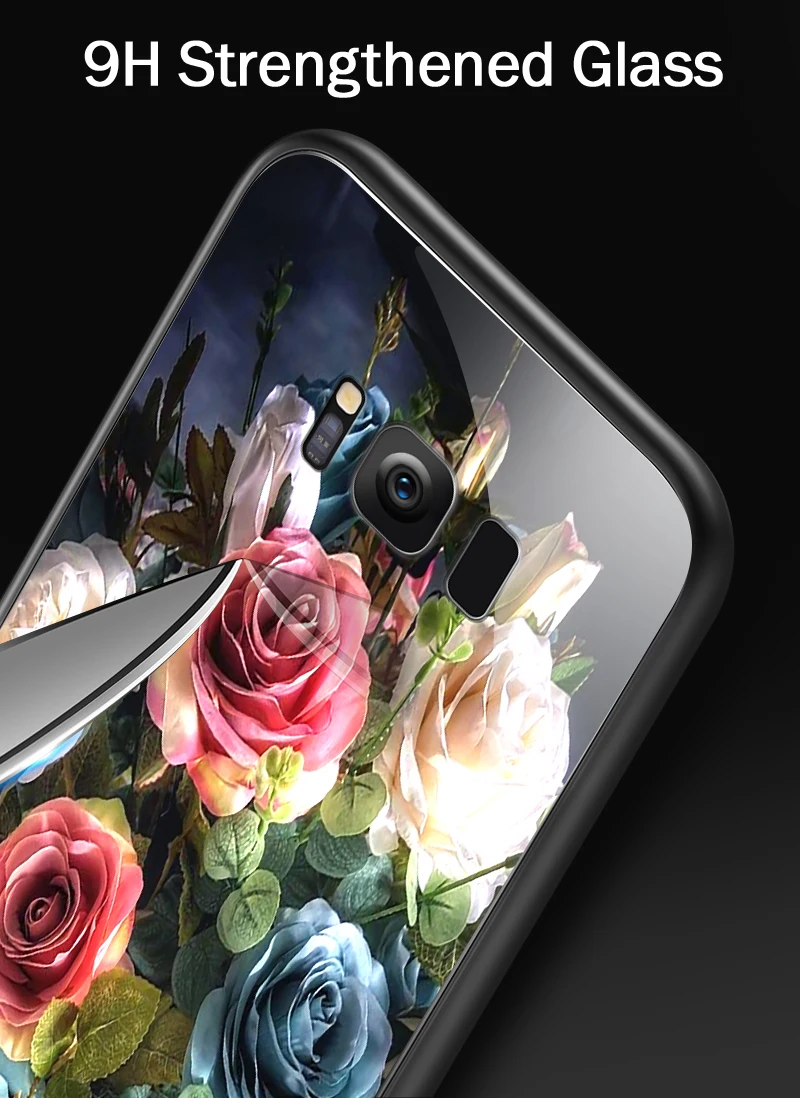 Чехол из закаленного стекла для Samsung Galaxy S8 S9 S10 Plus, чехол для телефона OnePlus 3 3T 5 5T 6 6T 7 7 Pro, роскошный противоударный жесткий чехол