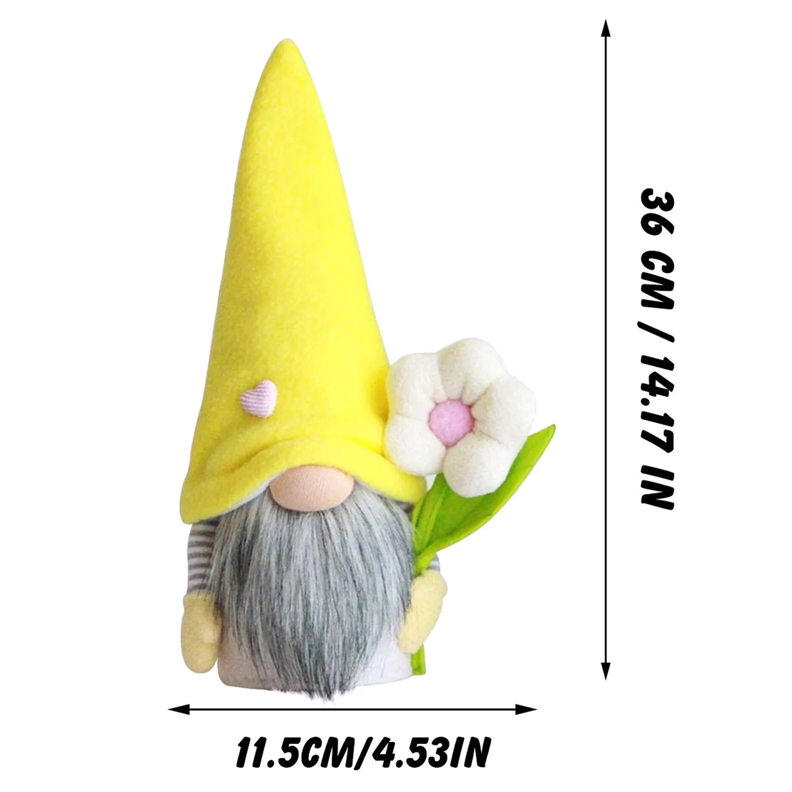 

25# Easter Day Plush Decorations Vintage Bedroom Ornament Living Room Desktop Standing Post For Home Decoration