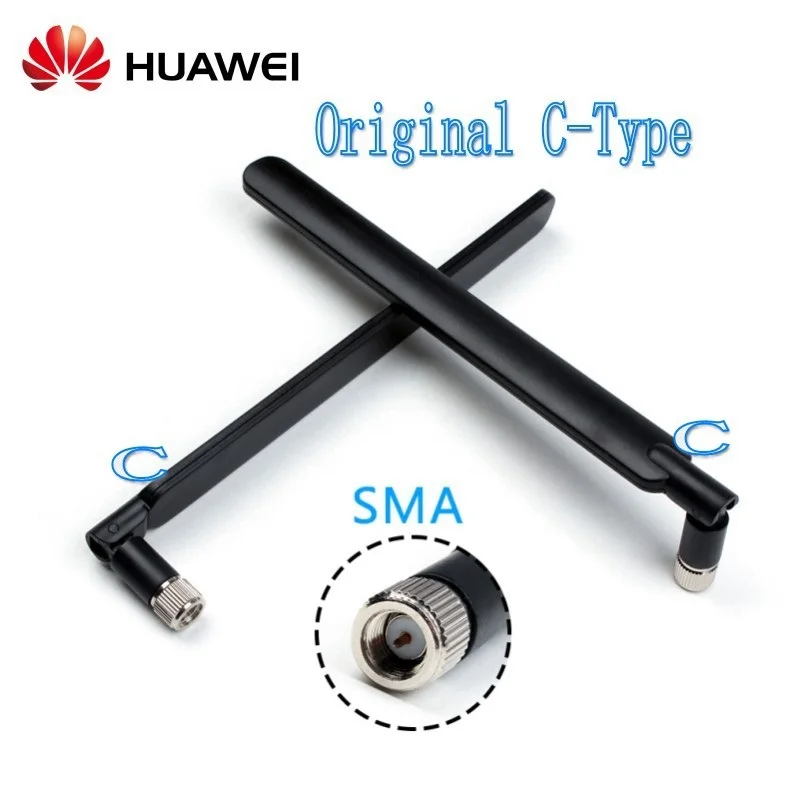 Оригинальная Внешняя Антенна HUAWEI 4G LTE 2 шт. для B525 B593 E5186 B880 B310 e5172 B315 B311 SMA c-тип