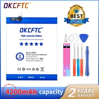 okcftc orginal bm3f 4200mah battery for xiaomi 8 mi 8 explorermi8 pro bm3f phone replacement batteries tools