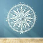 Медальон компас Настенная Наклейка для домашнего декора стены потолки Съемная Настенная роспись спальня настенная наклейка HJ689