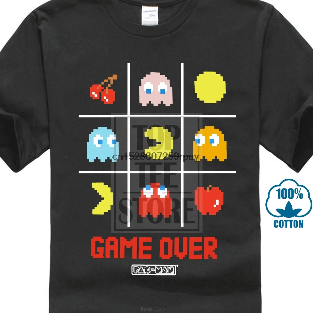 

Pacman Game Over Mens T Shirt Men T Shirt Short Sleeve Print Casua Print T Shirt For Men Sleeve Men Top Tee Fashion Summer