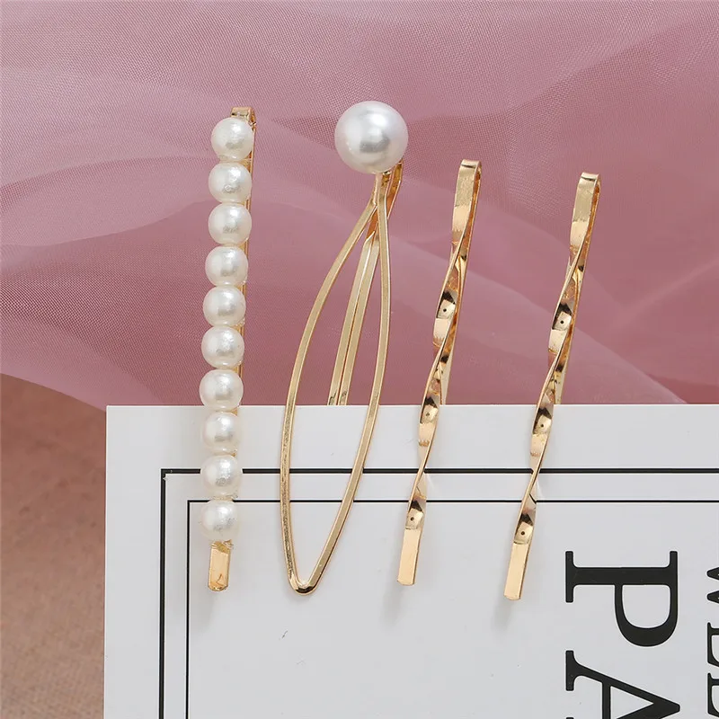Style 4 HOCOLE модные хрустальные заколки для волос для женщин Ананас золотые заколки шпильки головные уборы для девушек аксессуары для укладки волос оптом - Окраска металла: Style 4