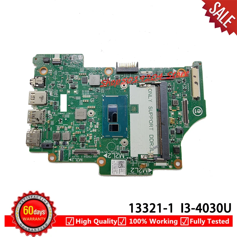 

Материнская плата I3-4030U для ноутбука Dell Inspiron 11 3148 7348 7352
