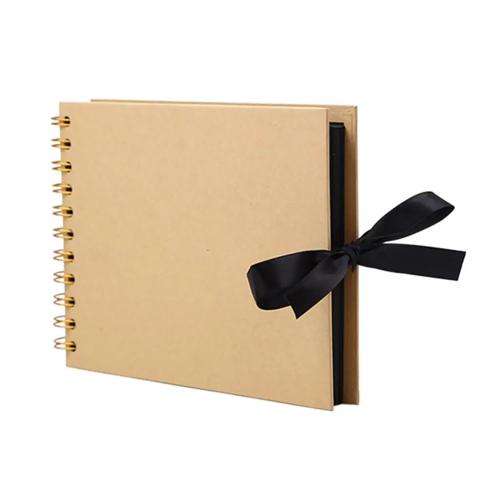 30 Pages DIY Bowtie Ribbon Scrapbook Craft Paper Photo Picture Album Memory Book | Дом и сад