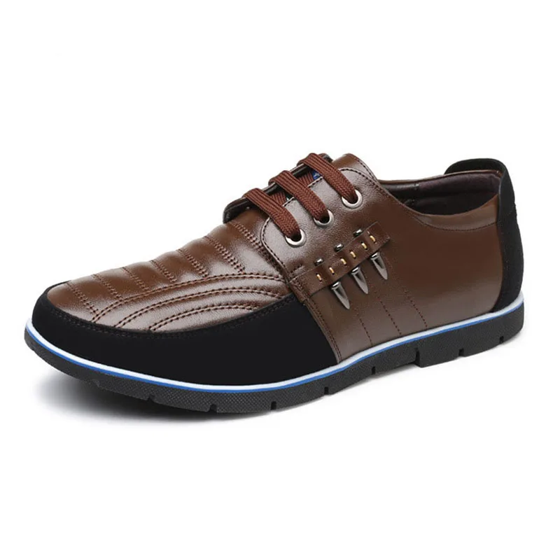 Мужская обувь летние мужские повседневные туфли кожаные лоферы высокого