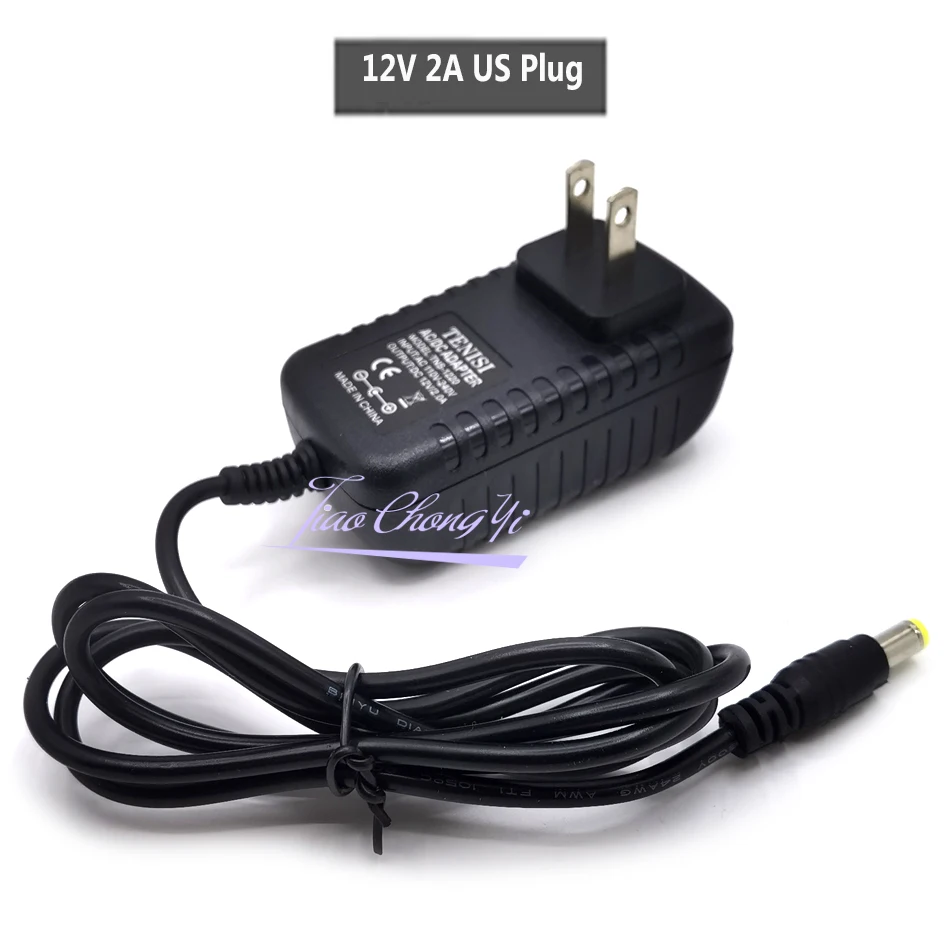 AC110-240V для DC12V 1A 2A Универсальный Мощность адаптер питания Зарядное устройство