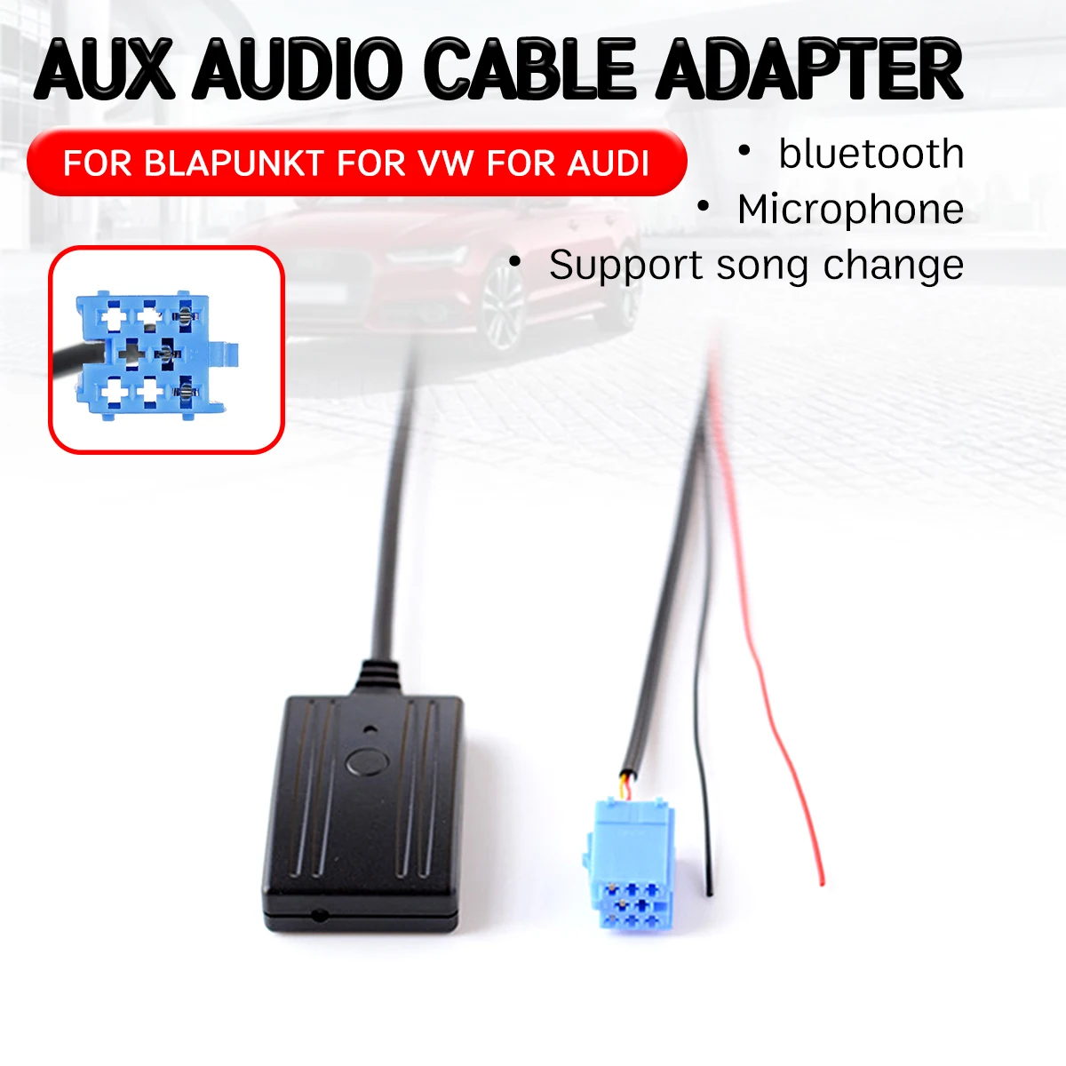 Bluetooth Aux-приемник для AUDI хор концерт Blaupunkt vw Дельта бета VDO Becker Кабель-адаптер Hands-free