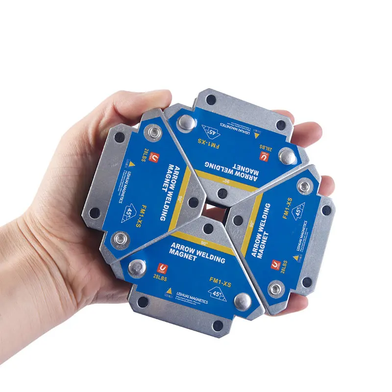

4PCS Arrow Welding Magnet Corner Holder Positioner Soldering Locator Welding Tools Magnetic Welding Holders