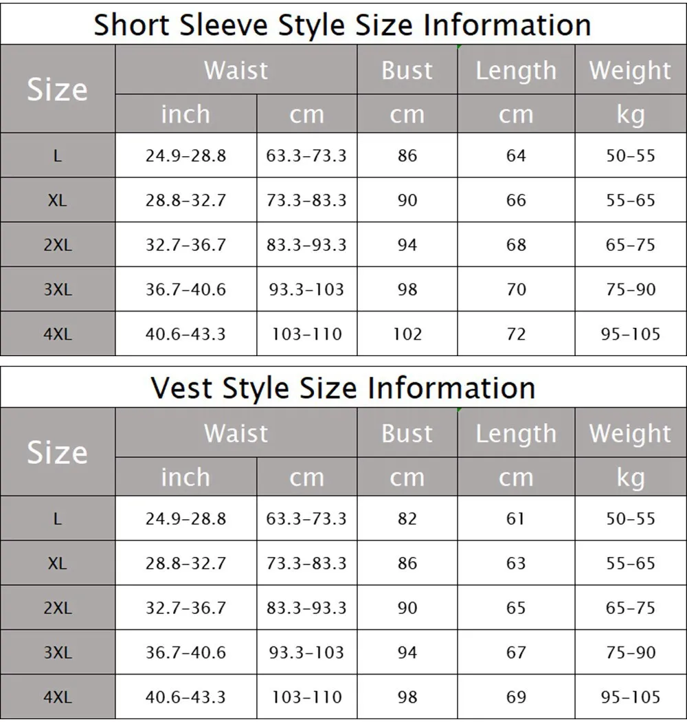 Men's Corset Compression Body Shaper Shirts Hot Sale Shapers Waist Trimmer Belt Waist Trainer Slim Vest Slimming Waist Shapewear