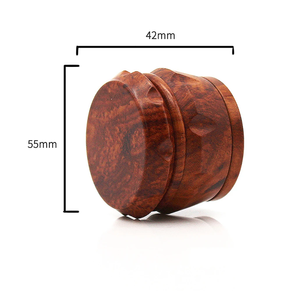 40/55/ 63 мм 4 Слои деревянная шлифовальная машина для резак трав прозрачный последней Lightning образный специи