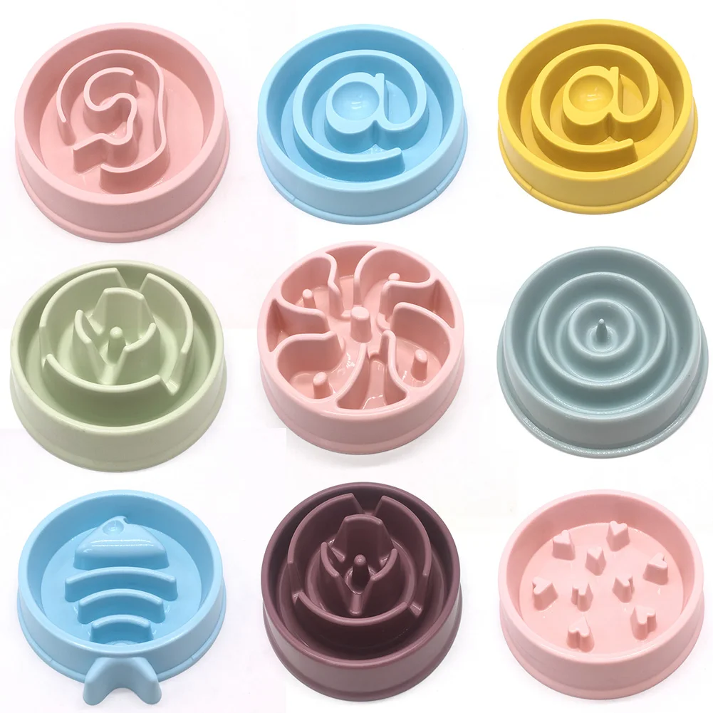

Dog Slow Food Bowl Preventing Raw Swallowing Slow Food Bowl Healthy Bowl Pets Preventing Obesity Puzzle bowl Pet Supplies
