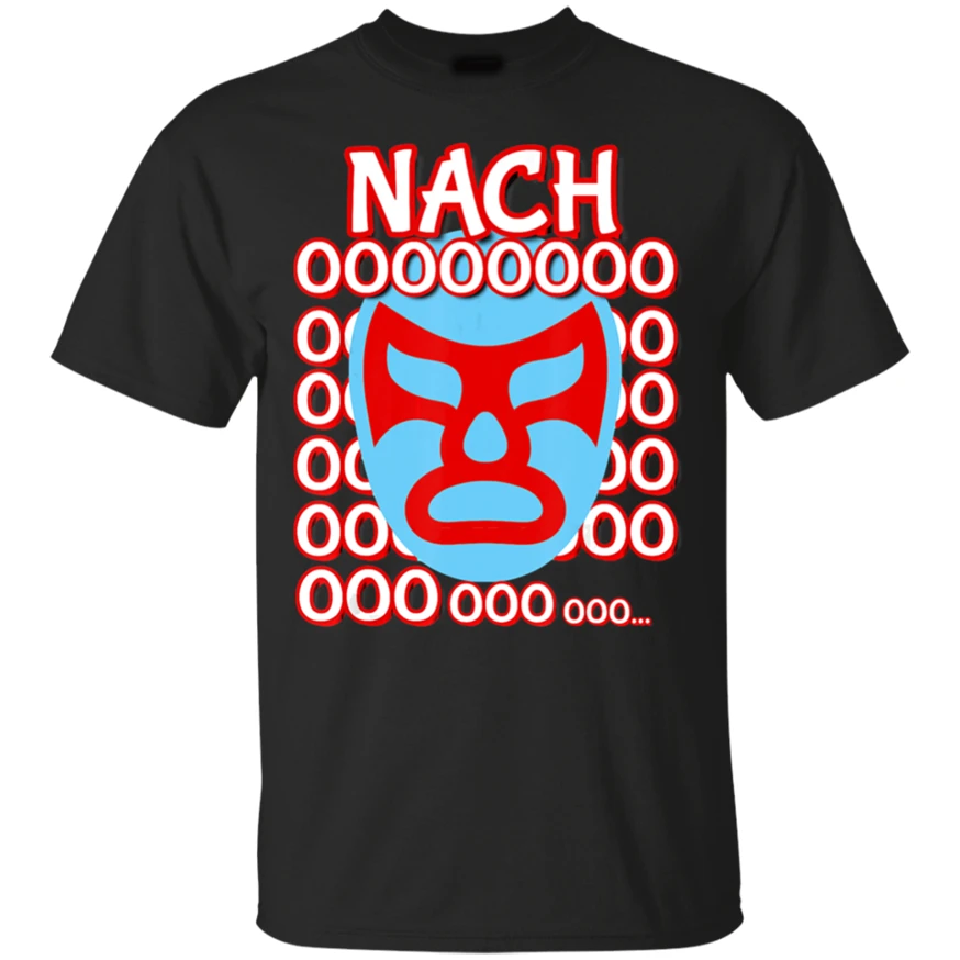 Nacho Lucha Libre маска для Реслинга nachoooo Мужская черная футболка Размер S-6Xl Бесплатная