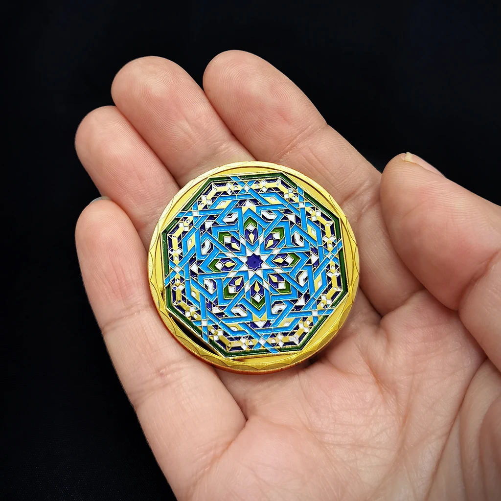 Мира мусульманский Раман кареем Арабская Золотая памятная монета Рамадан