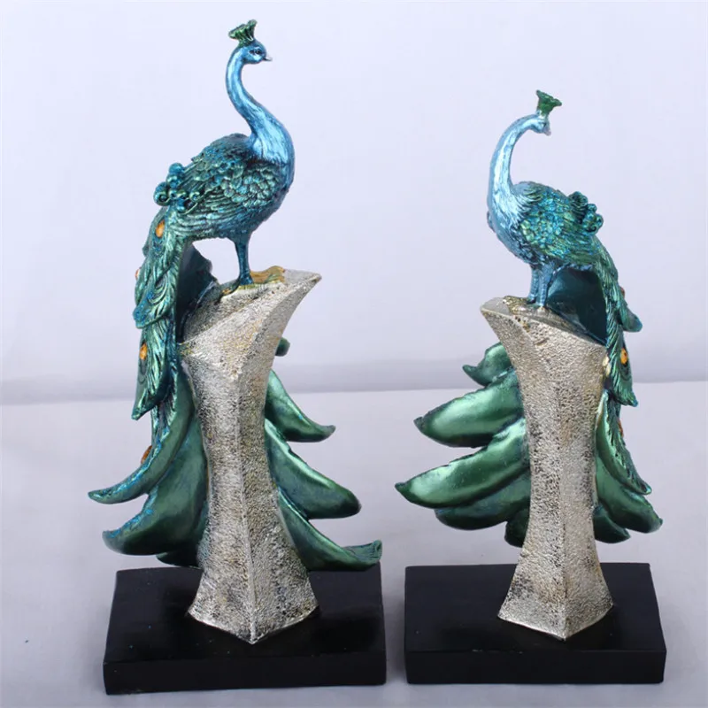 Европейские домашние смолы Золотое животное миниатюрные фигурки креативные