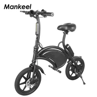 mankeel mk016 electric bike 350w motor 14 inch big tires 7 8ah battery kids gifts high quality eu stock folding electric bicycle