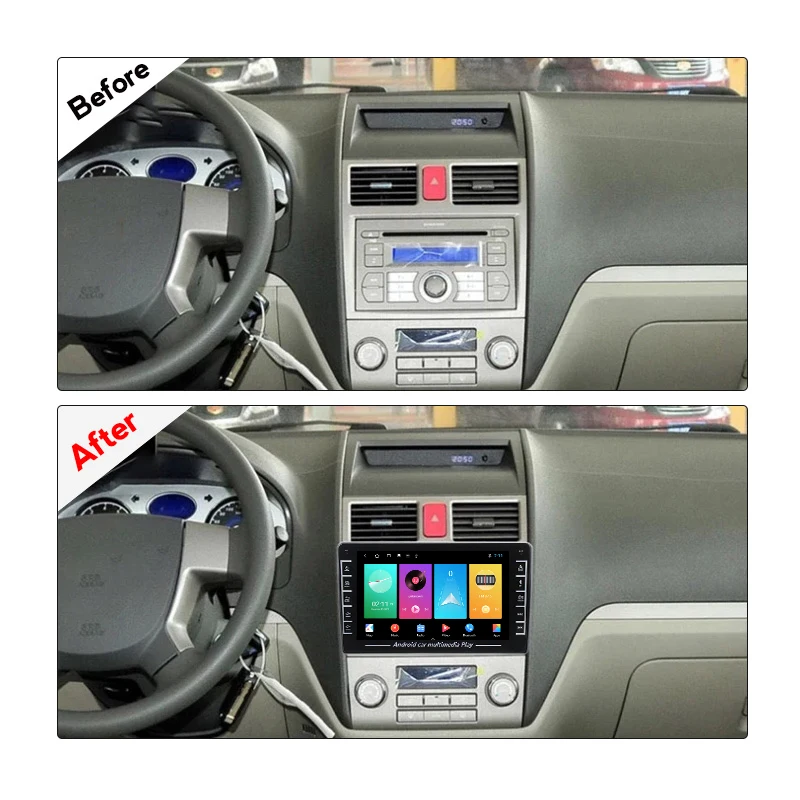 HD 1280x720 IPS Android System Car Auto Stereo Radio WIFI GPS For Geely EC7 2004-2011 Video Player Multimedia Carplay BT FM | Автомобили и