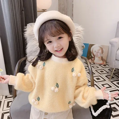 Милые свитера для маленьких девочек коллекция 2019 года сезон осень зима Новые