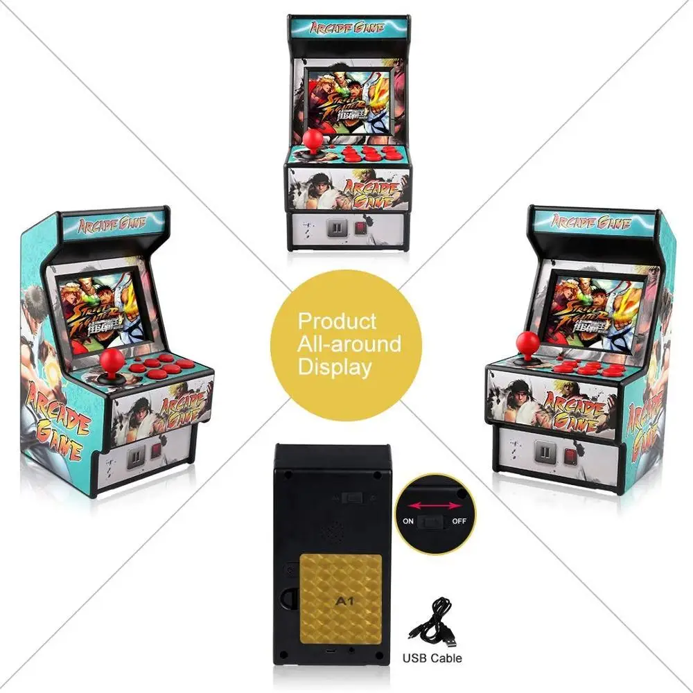 156 игр для Sega Megadrive ретро мини аркадная игровая консоль с 2 8 дюймовым цветным