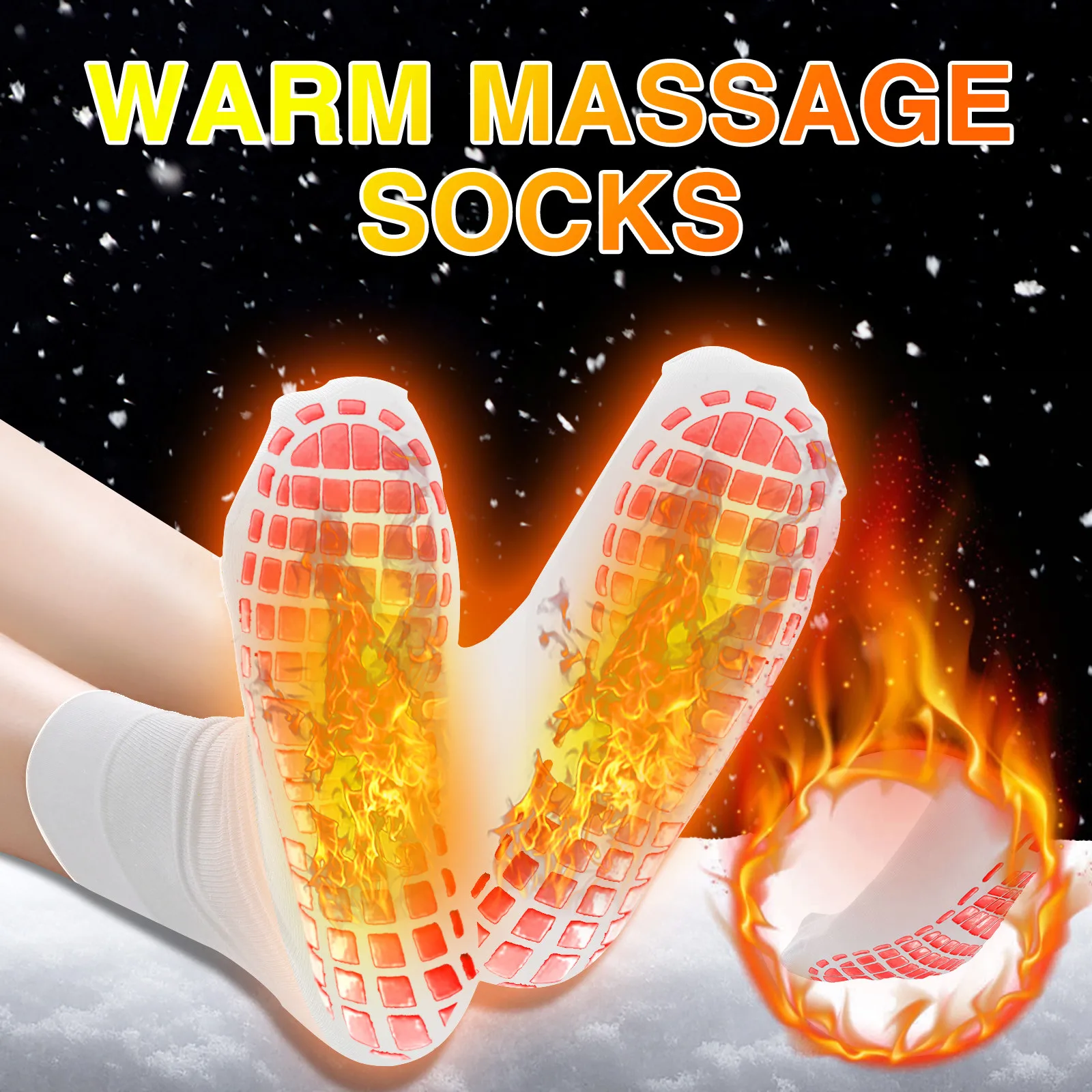 

Socks women's Elastic high quality Self Heating Warm Tourmaline Deodorization Sweat absorptio keep warmSocks Pain Relief Unisex