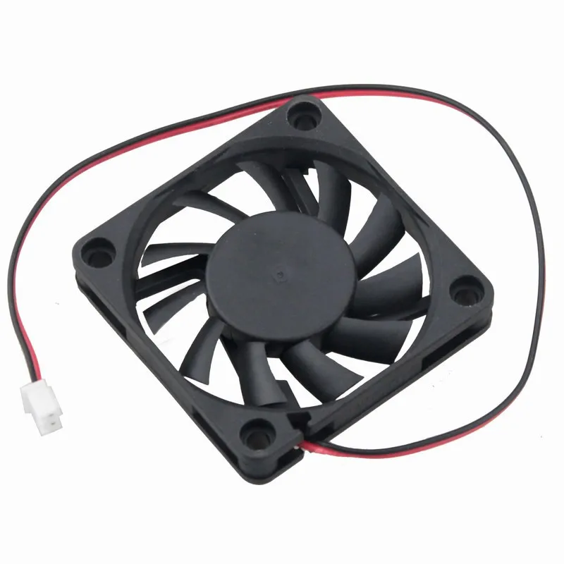 5 шт. Gdstime 60 мм DC 12 В 2PIN 6 см охлаждающий вентилятор 60x60x10 6010 для компьютера ПК корпус