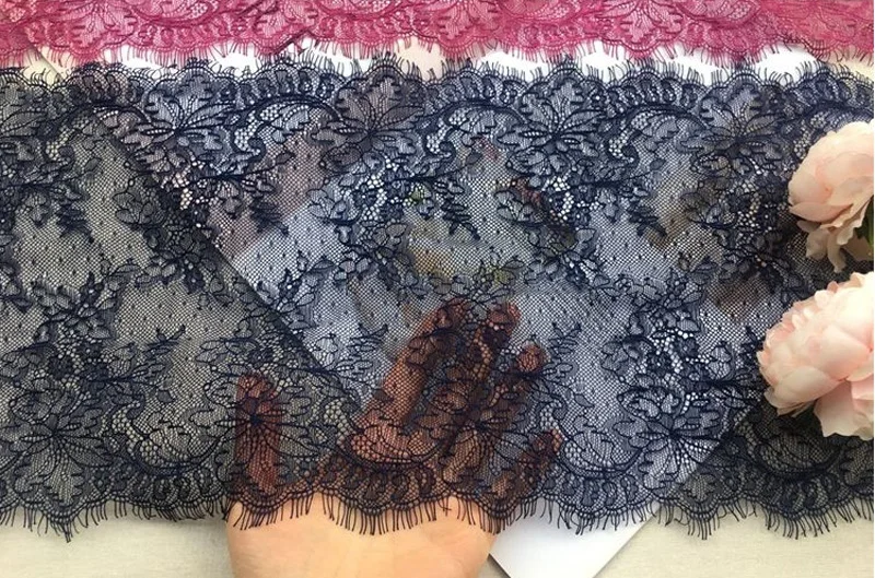 3 метра мягкая нейлоновая кружевная отделка французских ресниц сделай сам шитье