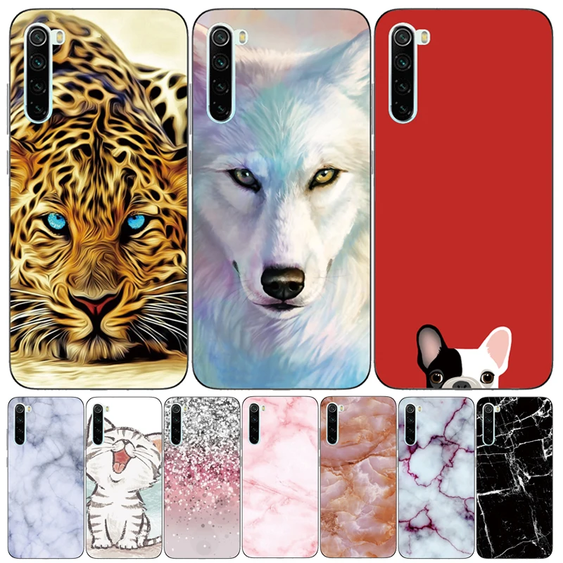 Силиконовый чехол для Xiaomi Redmi note 8 мягкий ТПУ телефона 8t 6 3 дюйма pro Чехлы