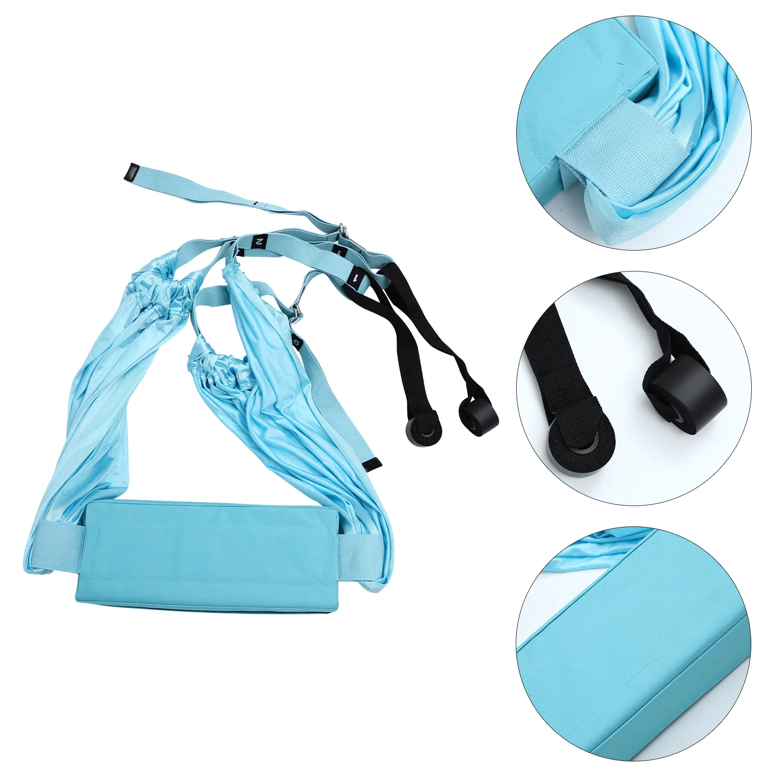 

1Pc Yoga Stretch Belt Elastic Portable Yoga Stretching Band Lower Waist Trainer for Home