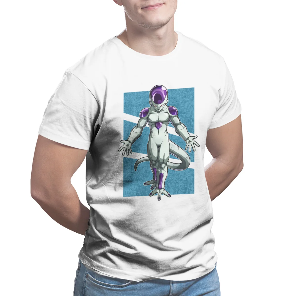 

Frieza Anime T-shirt Essentials Punk Short Sleeve Graphic Top quality Men Clothing 26233