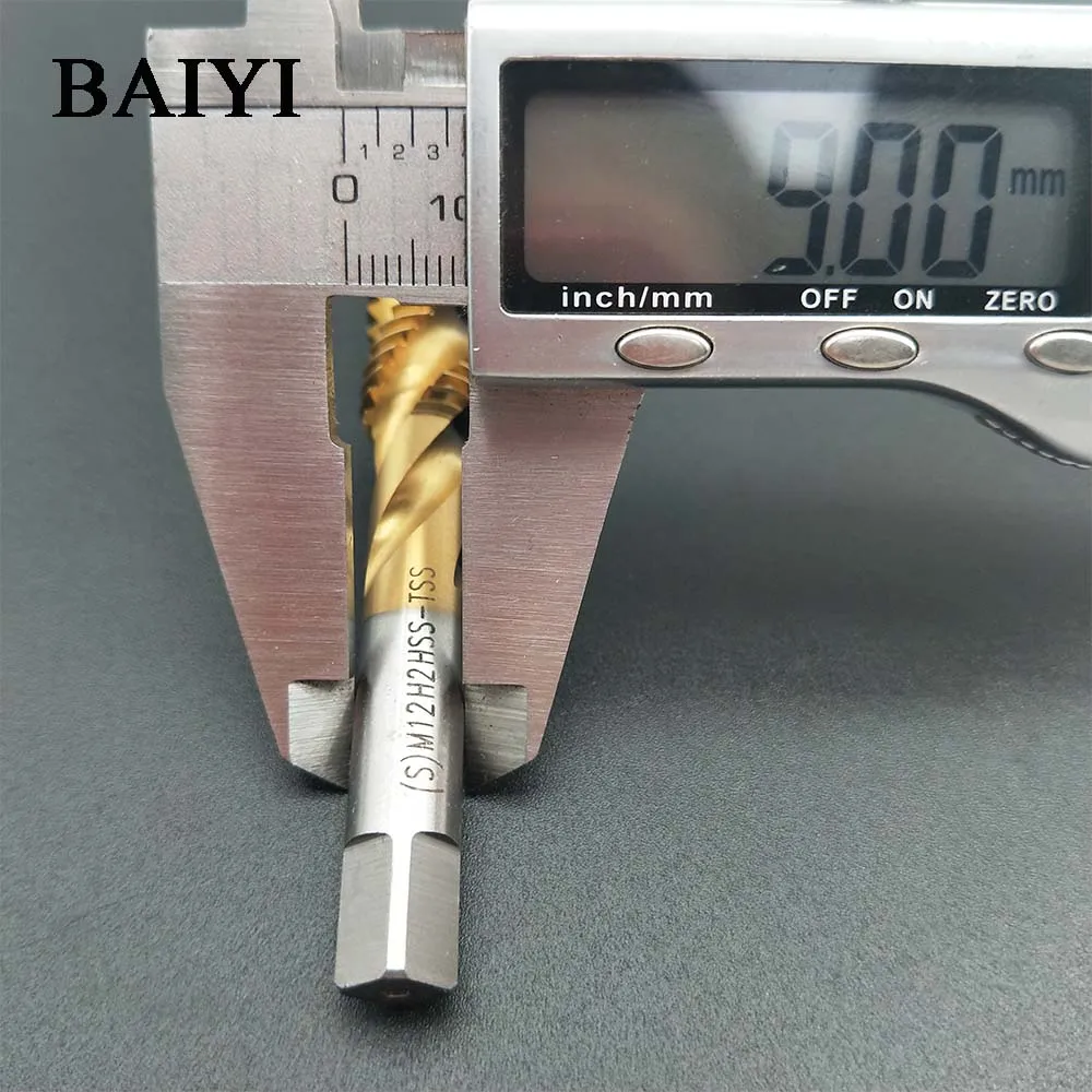 1 шт. резьбовые краны M12 спиральная канавочная машина сверло hss 6542 сделанный кран