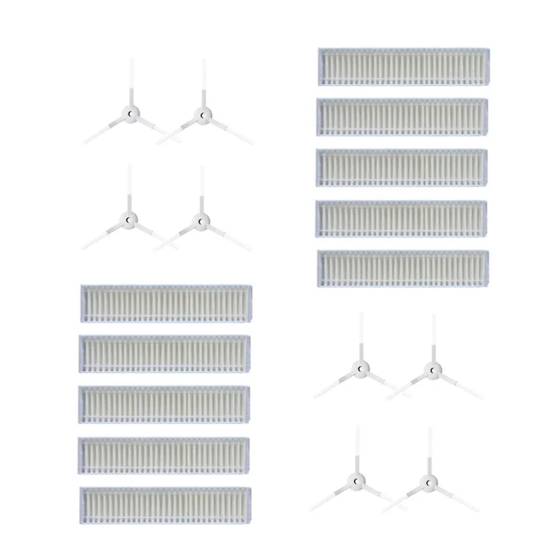 HEPA Filter Side Brush for Tefal Explorer serie 60 RG7447 RG7455 RG7447wh RG7455WH Robotic Vacuum Cleaner Spare Parts Accessorie | Бытовая