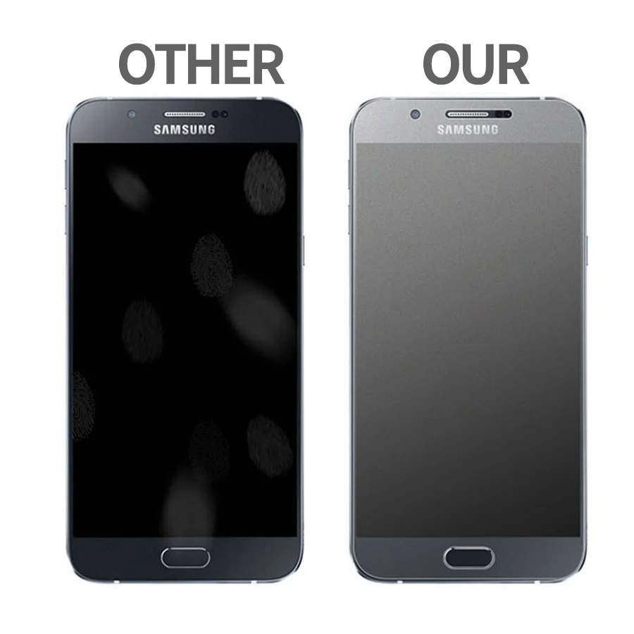 Матовая защитная пленка из закаленного стекла для Samsung Galaxy s10e a9 2018 a9s m10 m20 m30 m40 A50 A70