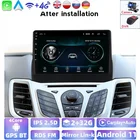 Автомагнитола 2 Din, 9 дюймов, для Ford Fiesta 2009-2017, GPS, DVD-плеер, BT, русская Carplay, Wi-Fi
