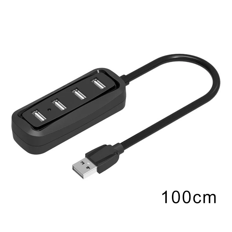 Usb-хаб 4 порта адаптер сплиттер Портативный высокоскоростной для ноутбука