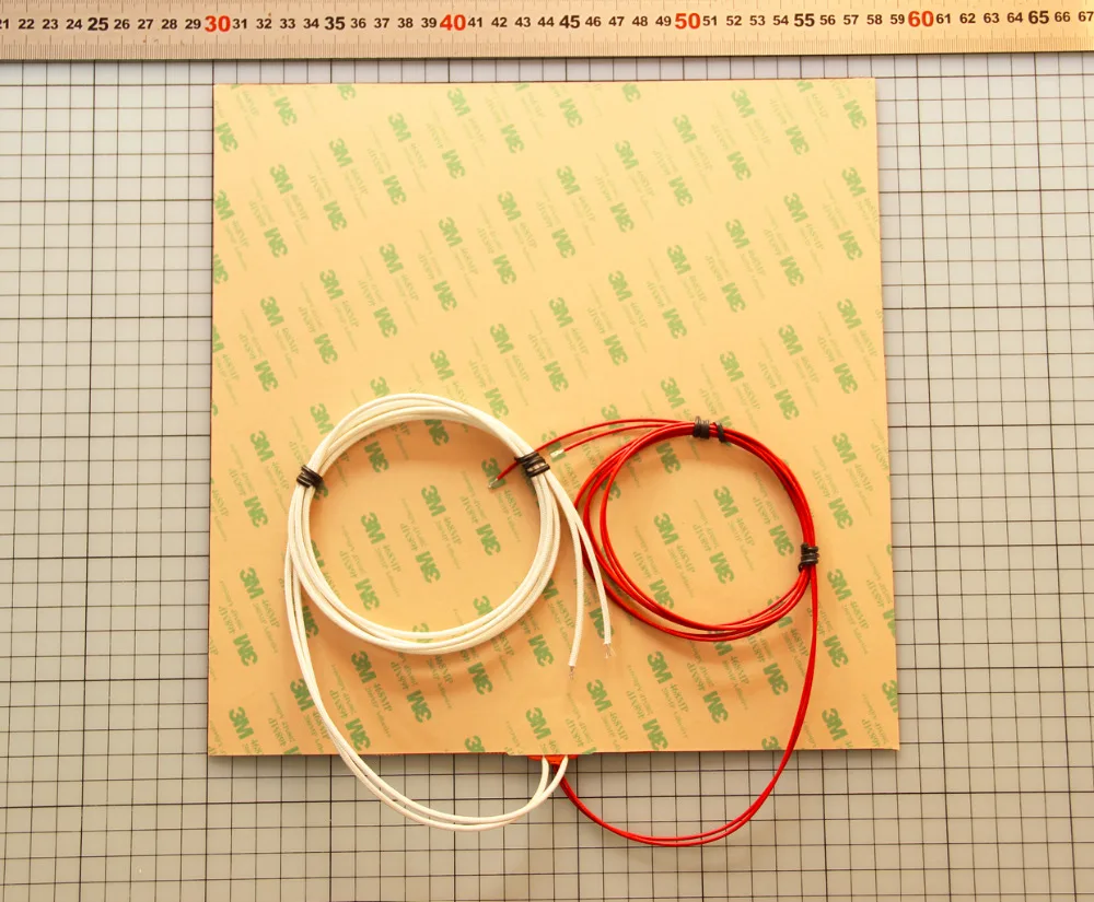 

280X280mm 600W@220V Authentic Keenovo Silicone Heater Pad for 3D Printer Heated Bed,Build Plate Heating Element Free Shipping