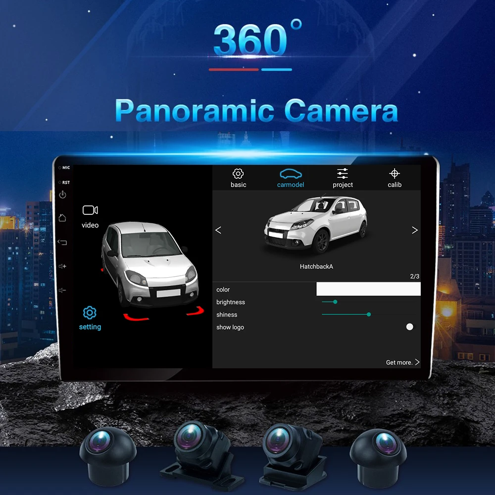 Автомобильный радиоприемник на Android 10 для Ford Focus 2 3 Mk2 Mk3 2004-2011 GPS-навигация