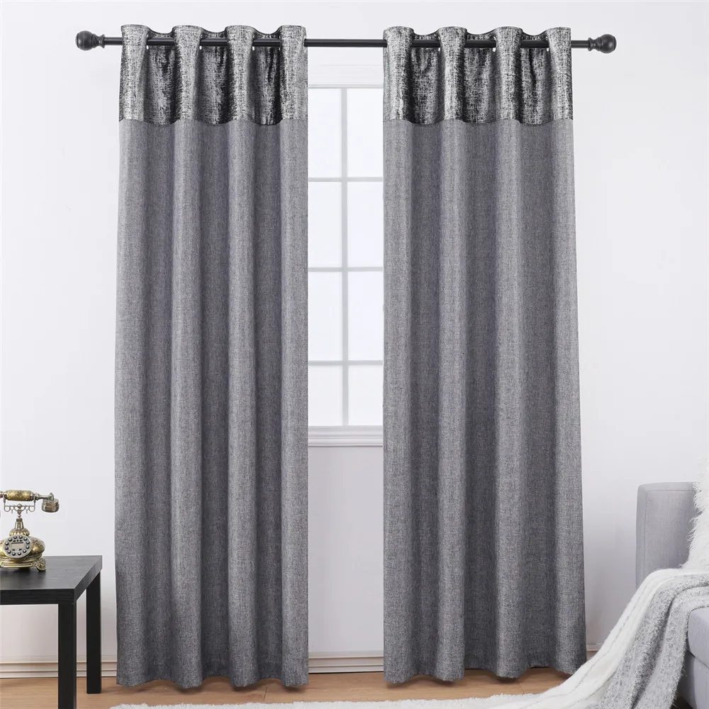 Затемняющие шторы Morgan для гостиной с эффектом затенения 1 панель имитация пеньки