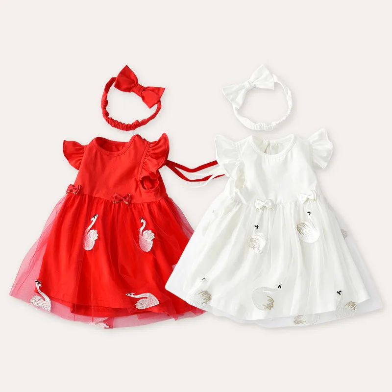 

2021 New Born Baby Girls Infant Dress&clothes Summer baby girl dresses party and wedding Outfits 1st birthday dress vestido bebe