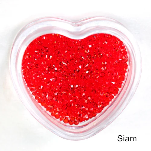 Siam 1,1 мм-1,6 мм стразы мини-Пикси стразы без горячей фиксации микро-циркониевые блестящие стразы мини-украшения для дизайна ногтей B3191 - Цвет: Siam
