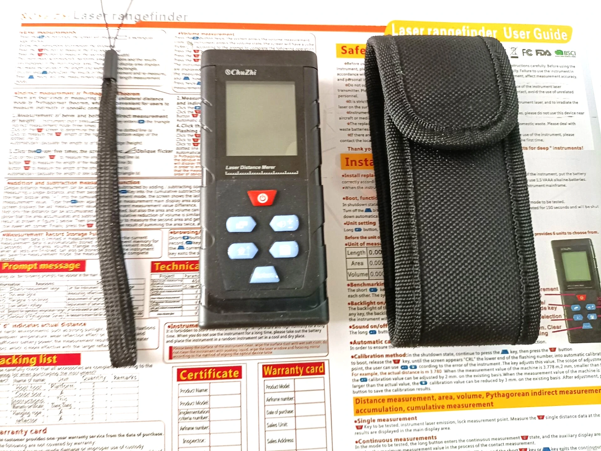 Высококачественный мини лазерный дальномер 40 м/60 м/80 м/100 м цифровой