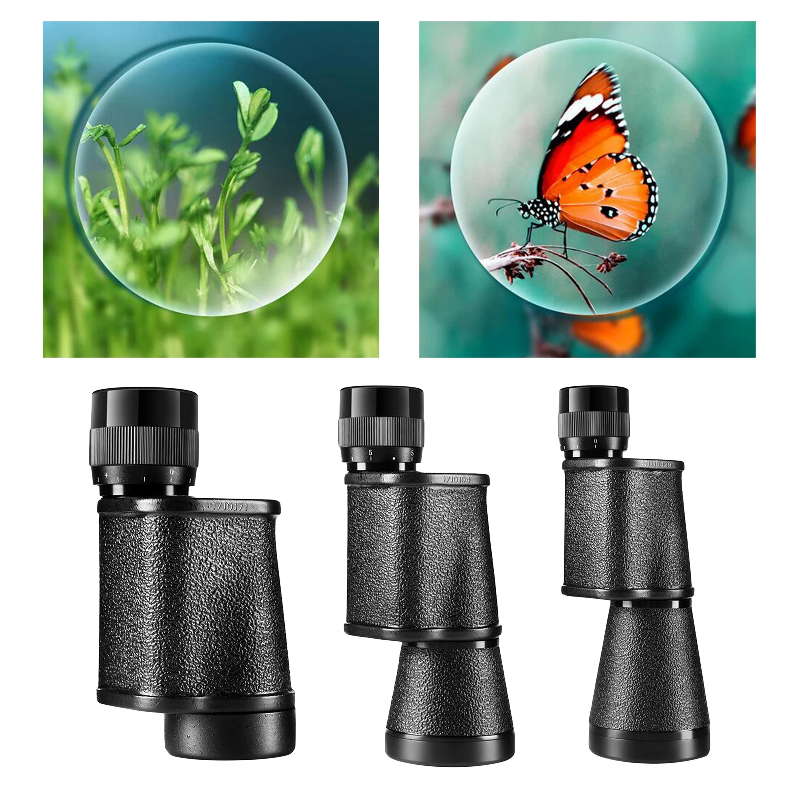 

8x/10x/12x HD Portable Monocular Telescope 4 Optics Hunting Hiking Scope