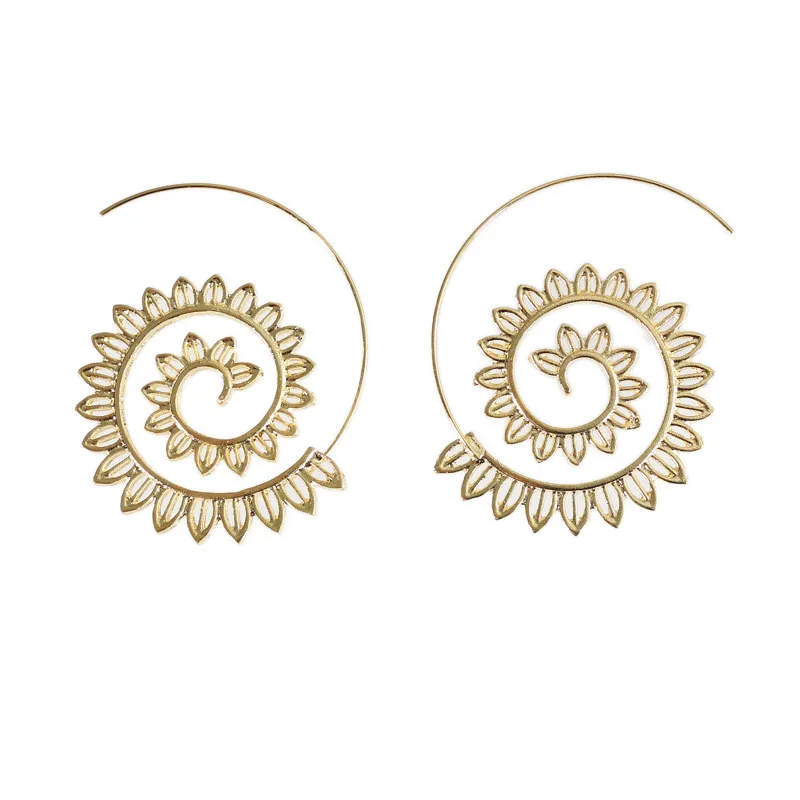 Различные серьги Эффектные в виде шестерни абстрактные Peersonalized для женщин