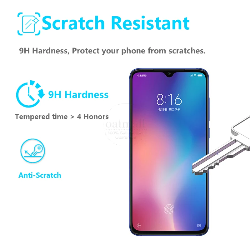 2 шт полное покрытие Закаленное стекло пленка для Xiaomi MI 9 / Pro 5G 9SE Защитное экрана