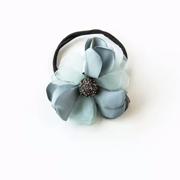 Style 1 Light Blue Для женщин дикий ободок для волос с цветами и жемчугом Магия валик для волос с бантом Кормушка Для DIY прическа; повязка для волос; делая инструменты аксессуары для волос - Цвет: Style 1 Light Blue